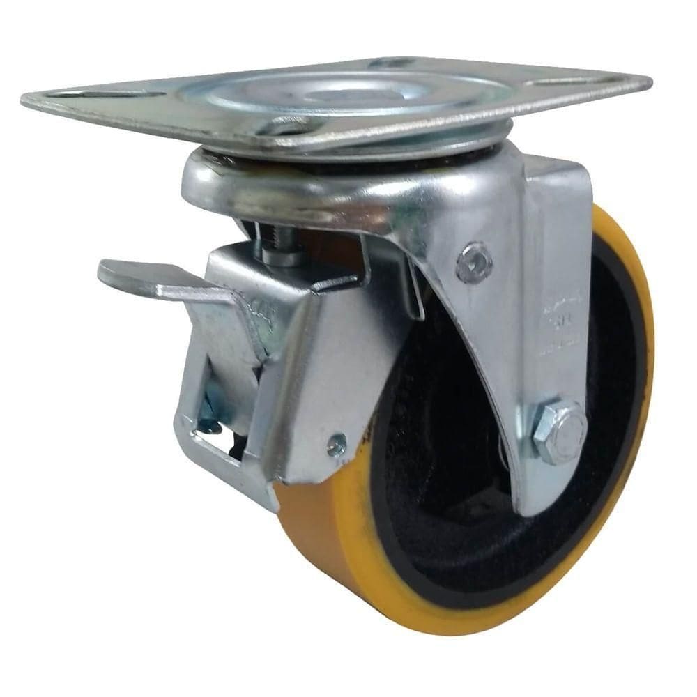 Rodízio Giratório Com Base 300 Kilos Glroa 514 Ufk - 117344 - Rod-car