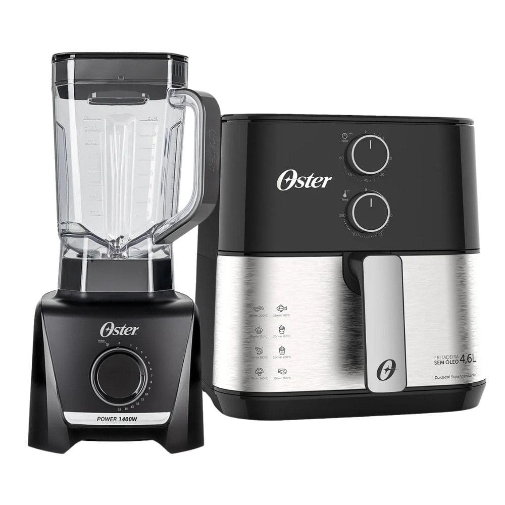 Kit Oster Fritadeira Elétrica OFRT520 e Liquidificador OLIQ610