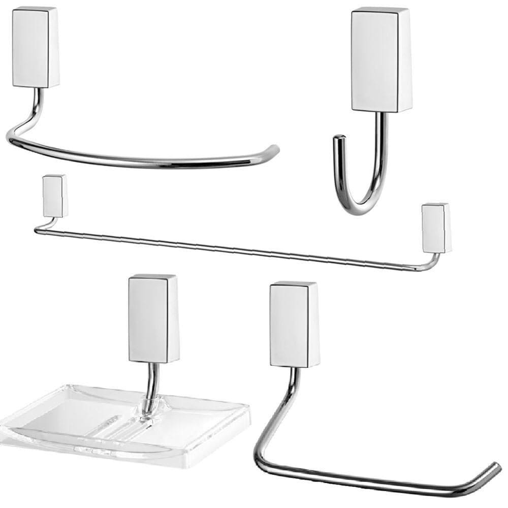 Kit De Acessórios Para Banheiro 5 Peças 2000 C30 - 7041241 - Lorenzetti Kit Acessorios C-5pcs 2000 C30 Lorenzett 7041241