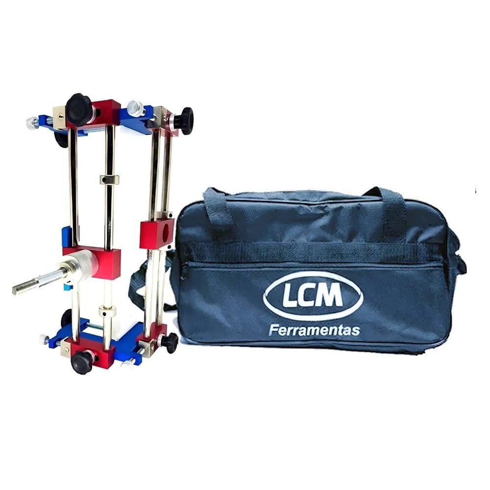 Gabarito De Fechadura Porta Maçaneta E Chave Lcm + Mochila