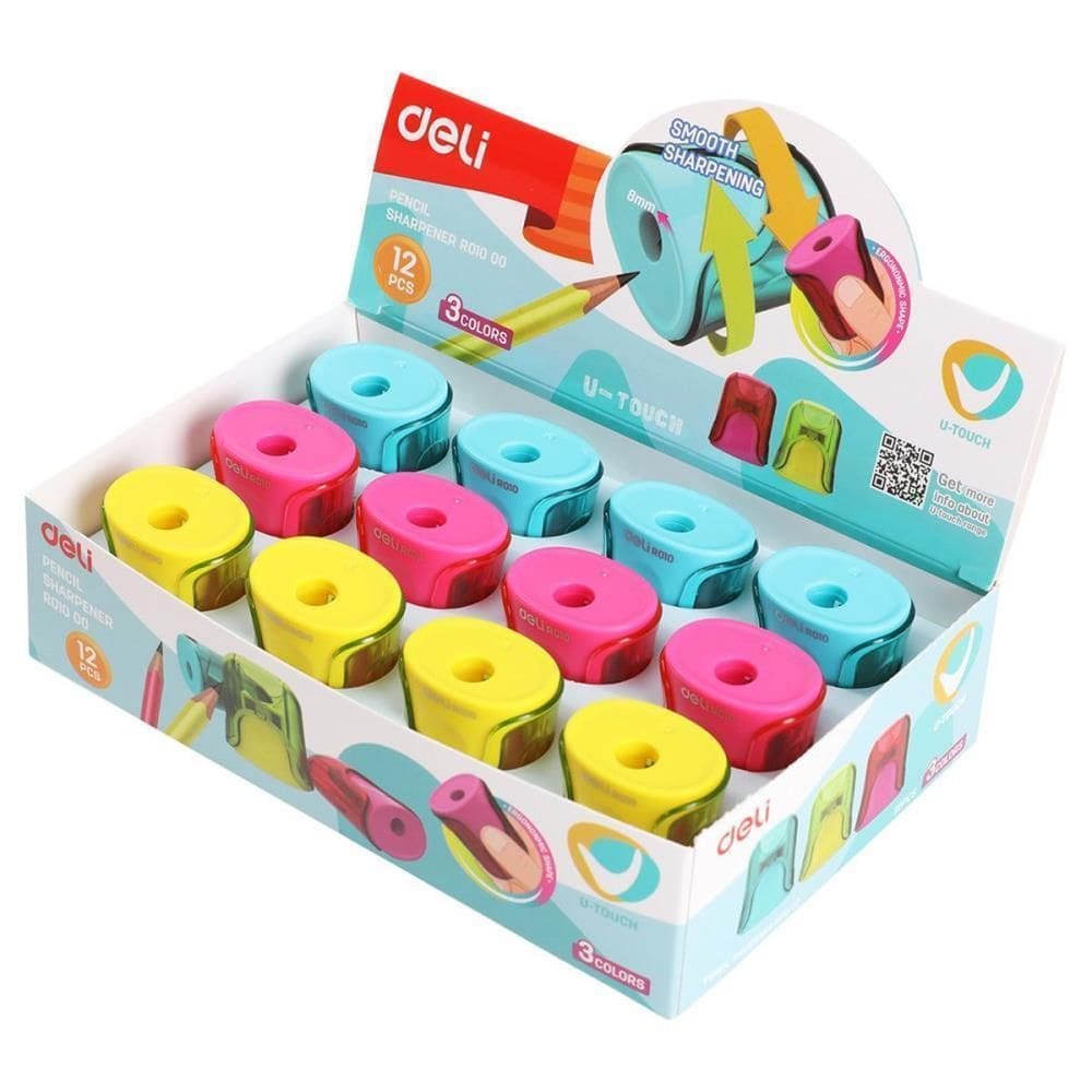 Apontador Com Depósito U-Touch 12 Unid - Deli