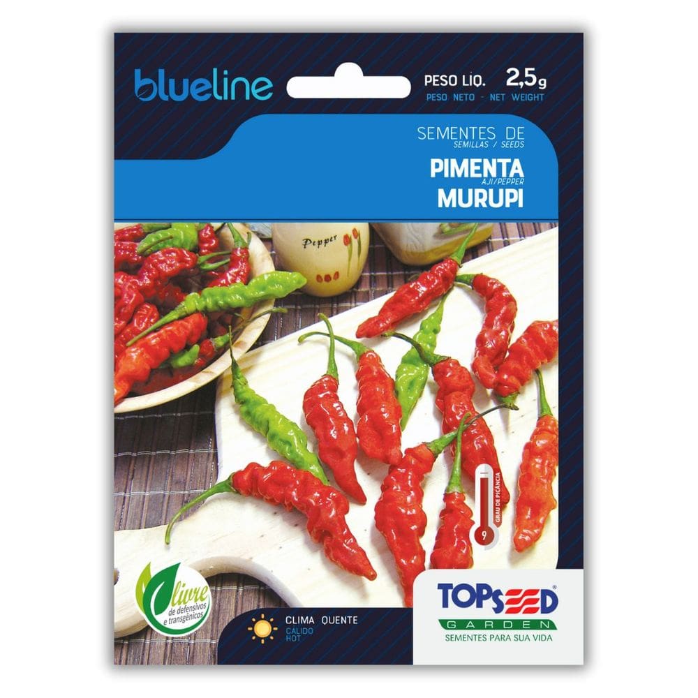 Semente de Pimenta Murupi Blueline TOPSEED
