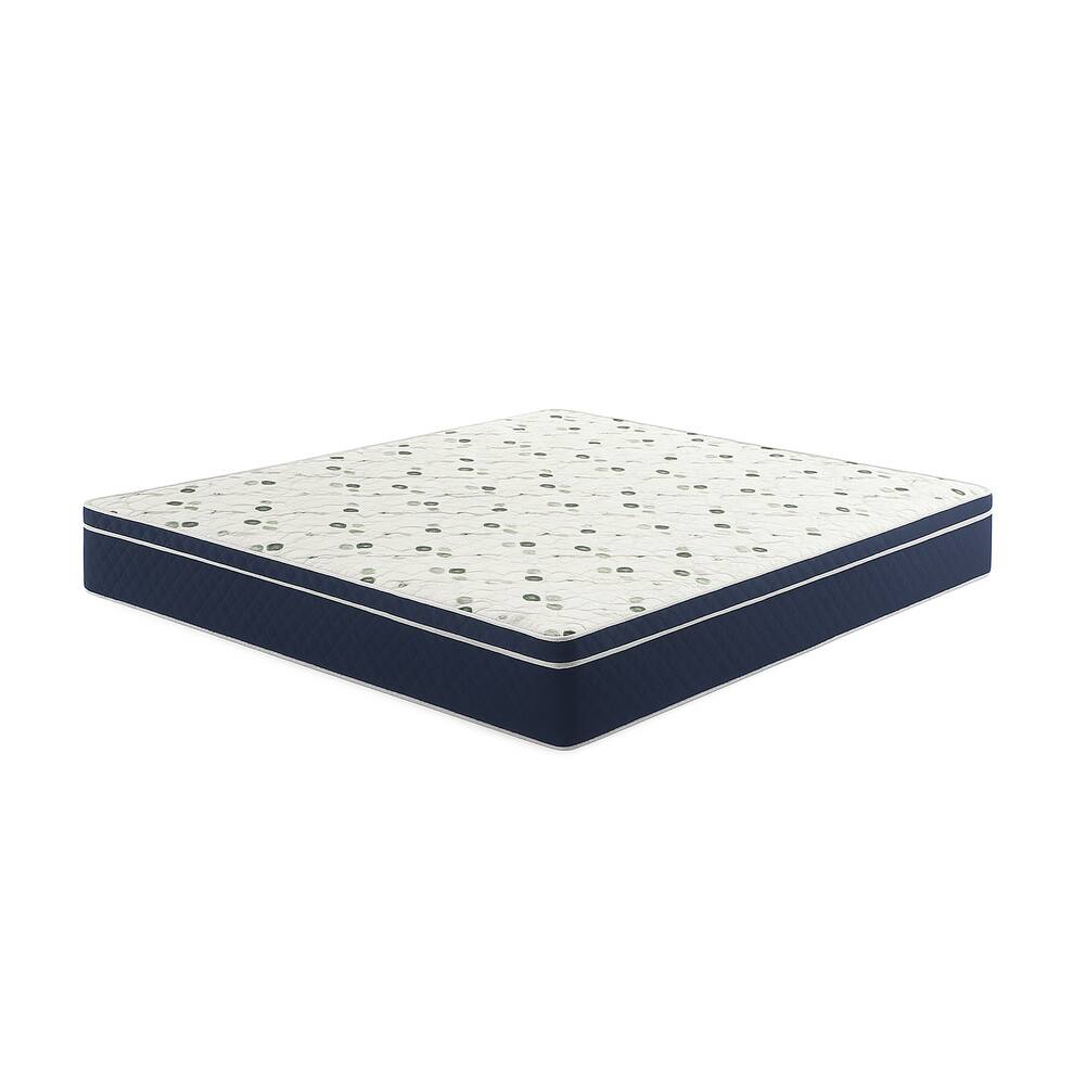 Colchão Molas Bonnel 128x188x24 - Lateral Azul PREMIUM