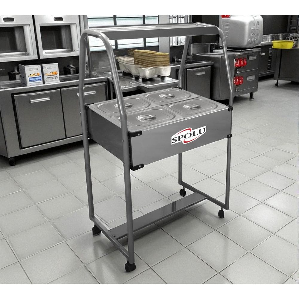 Buffet Térmico 4 Cubas de 6 Litros 127V Spolu