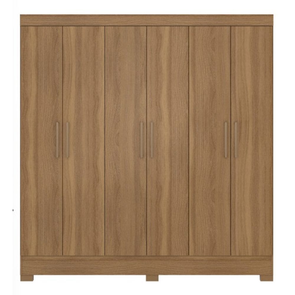 Guarda Roupa 6 portas PRÁTICO AMENDOA