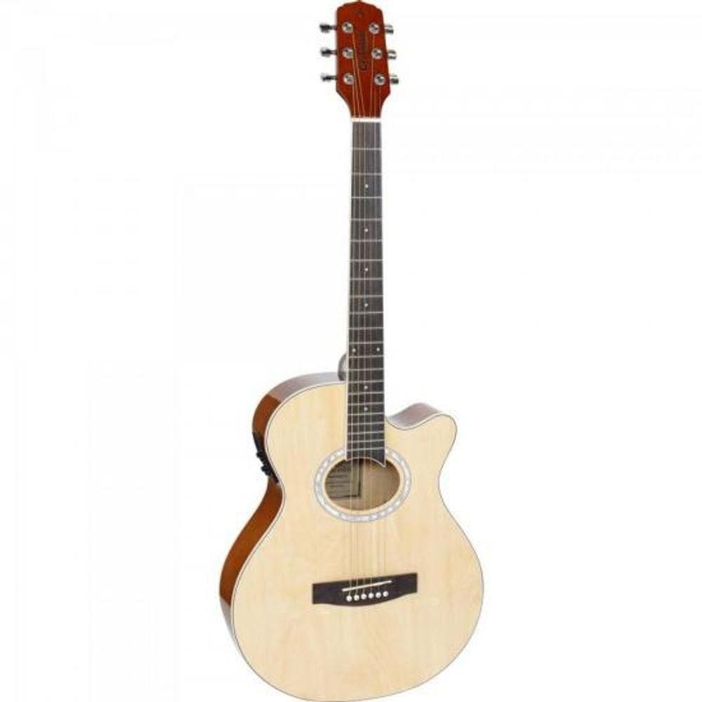 Violao Mini-jumbo Cutaway Aco Gsf-1d Natural Glossy Giannini