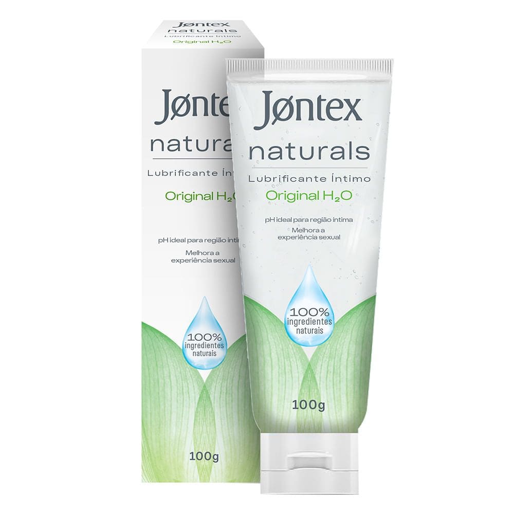 Gel Íntimo Jontex Naturals H2O 100% Natural 100g