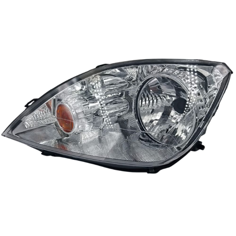 Farol Fiesta 2003 2004 2005 2006 2007 Máscara Cromada Esquerdo/Motorista