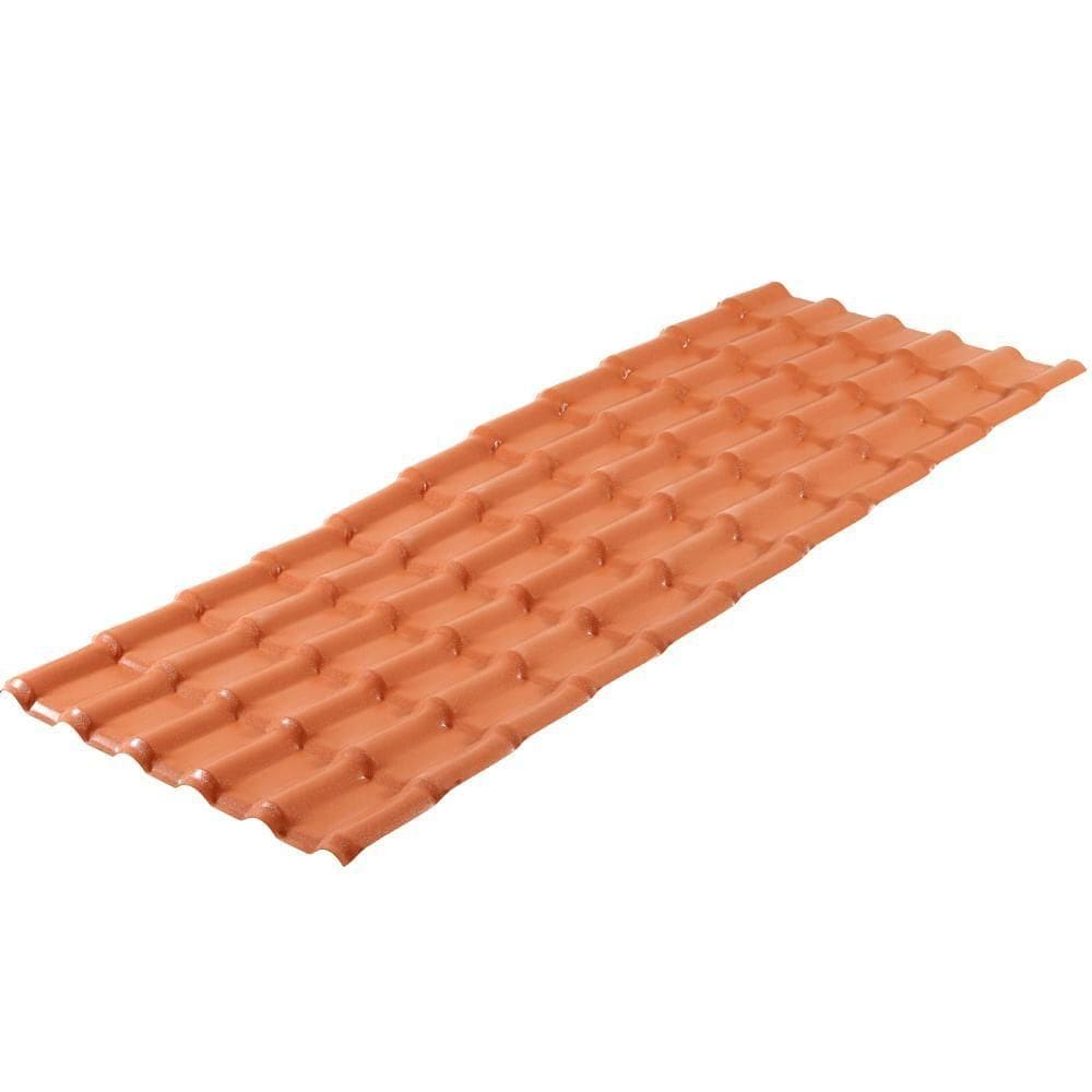 Telha De Pvc Com 2,42x0,88 Metros Plan Cerâmica - 081190630242 - Permatti
