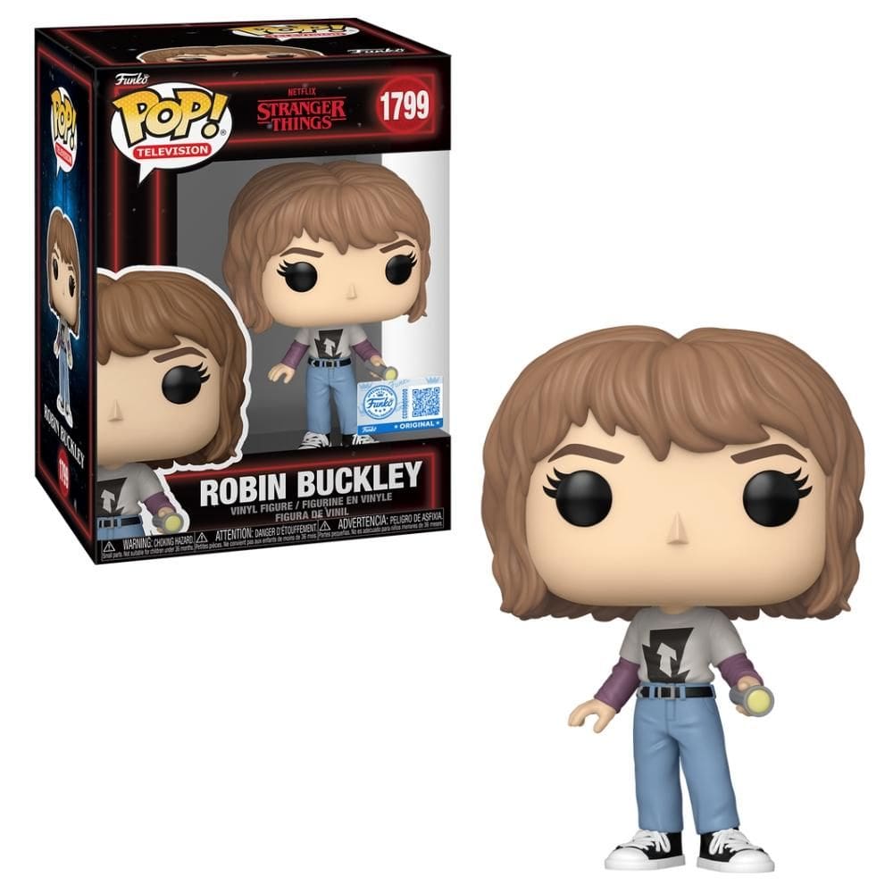 Boneco Funko Pop! Excl. Stranger Things T5 Robin c Lanterna