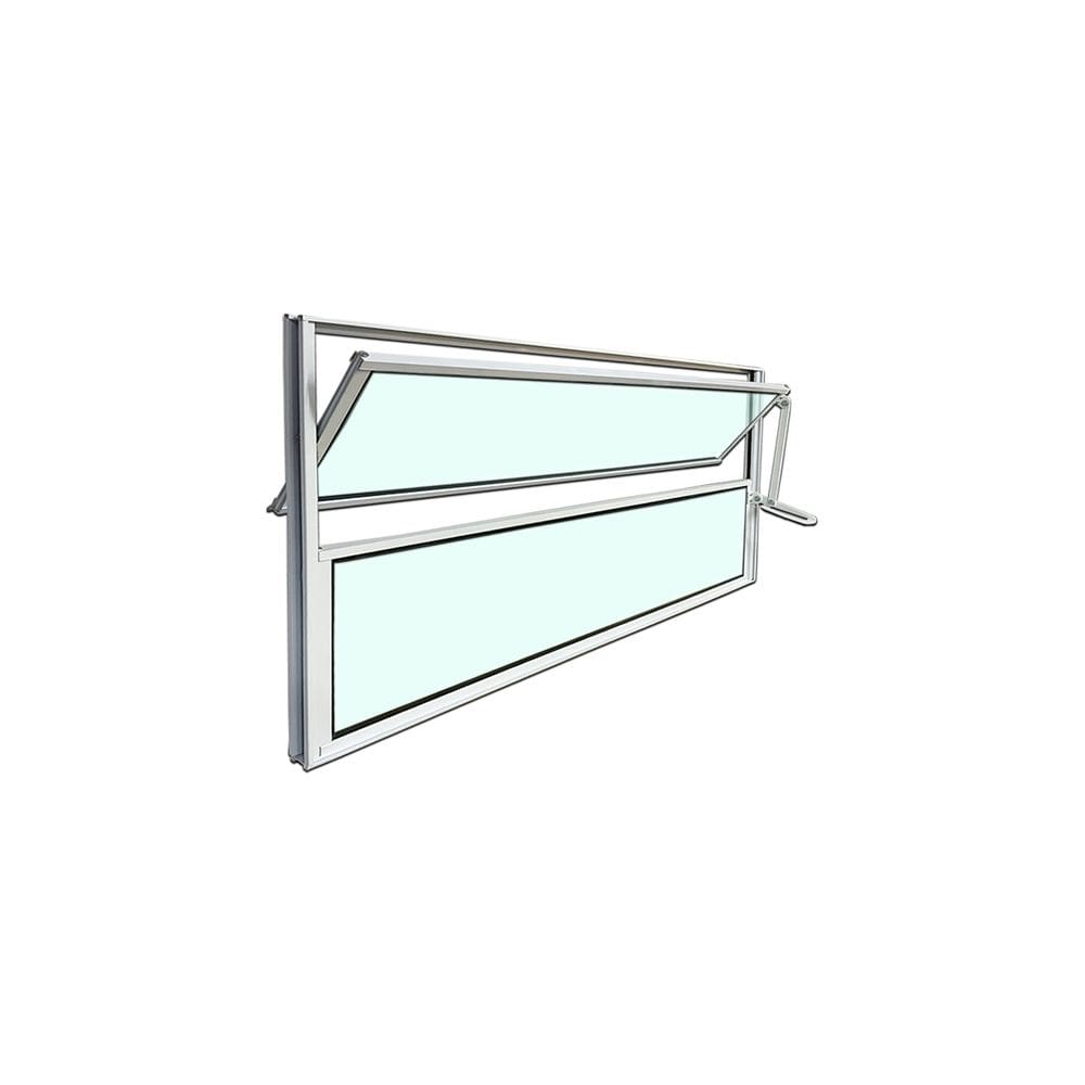 Vitro Basculante de Alumínio Branco 40x100