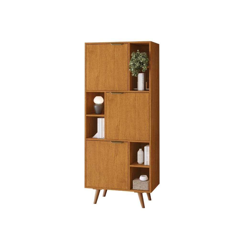 Livreiro Estante Aliança Office 3 Portas Pés em ABS JCM