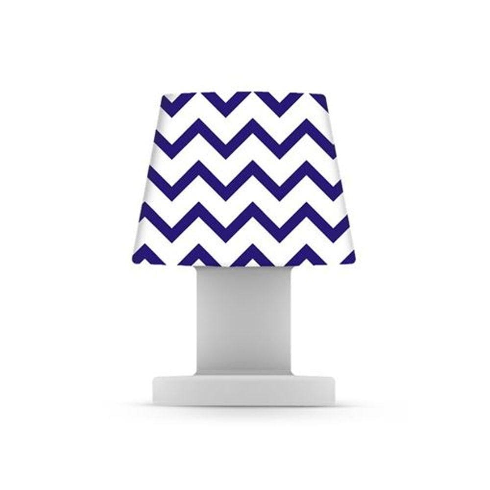 Abajur Zig Zag Compacto - Iluminação Sofisticada E Estilo Moderno Para Seu Ambiente