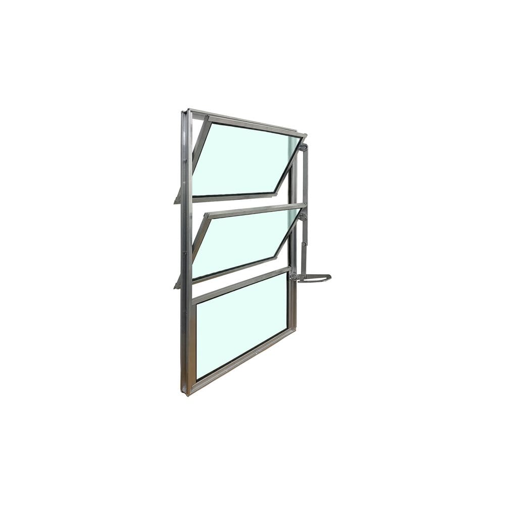 Vitro Basculante de Alumínio Brilhante 60x40