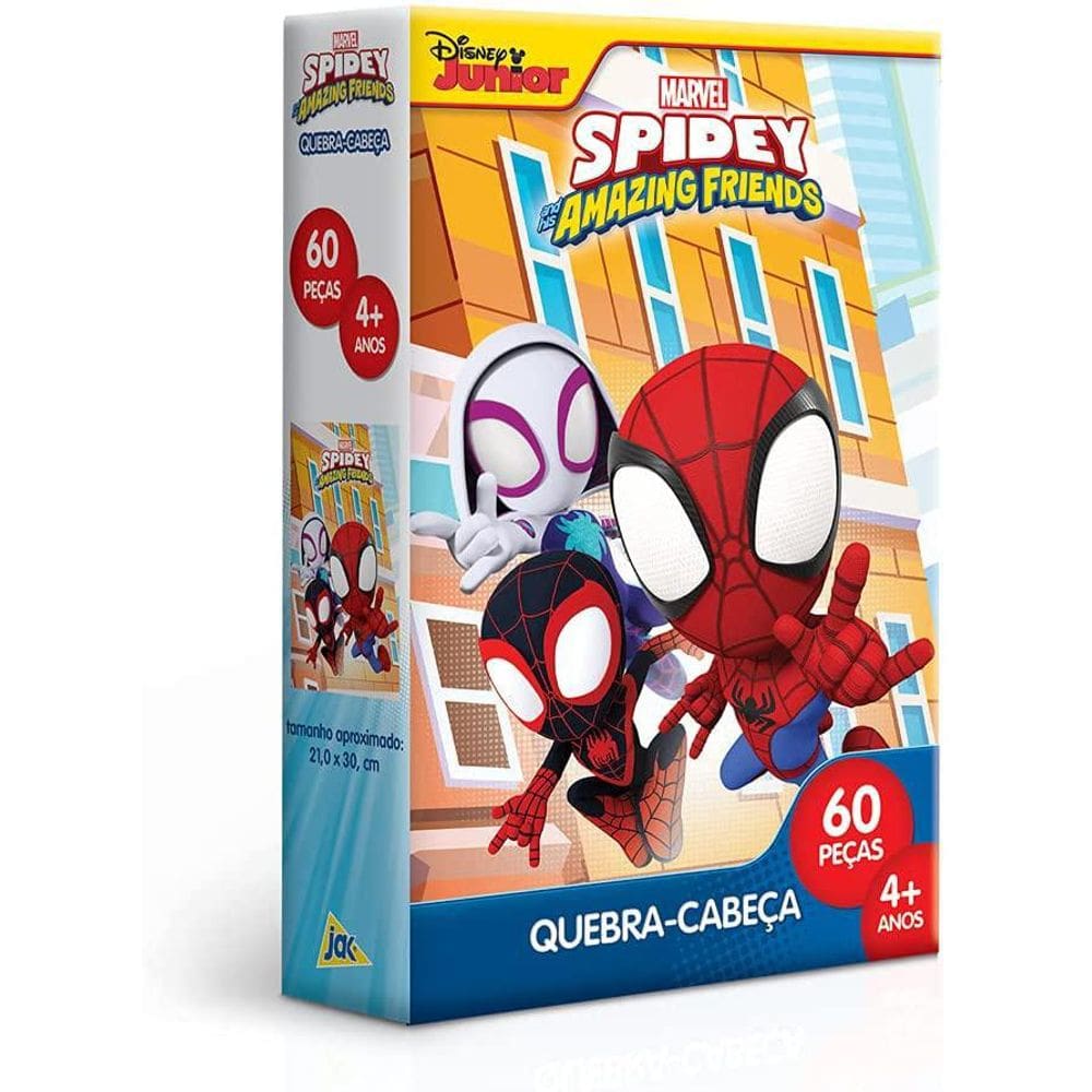 Spidey Quebra-Cabeça 60 Peças