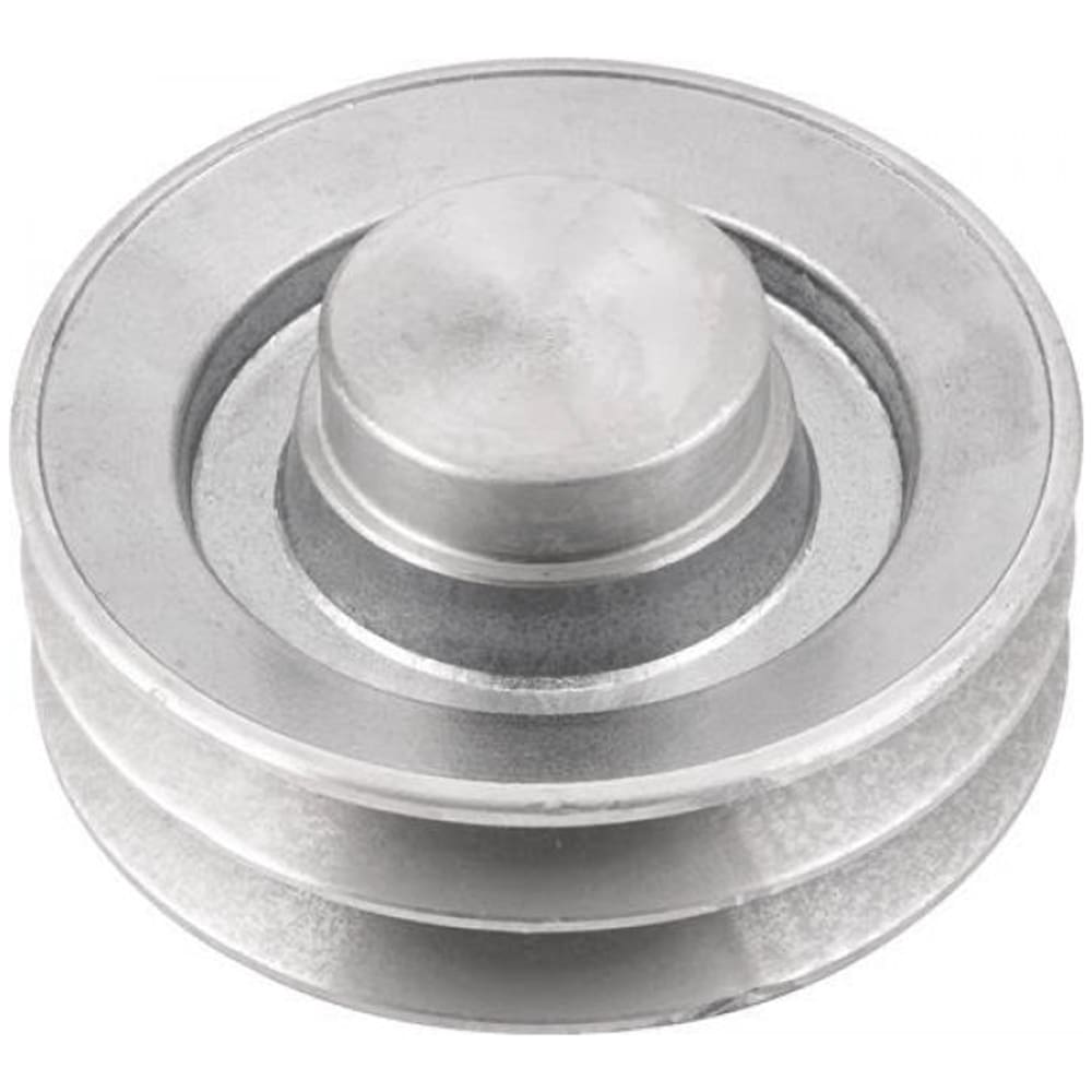 Polia de Alumínio 2 Canais de Perfil A com 110mm Sem Furo - 6684120110 - VONDER