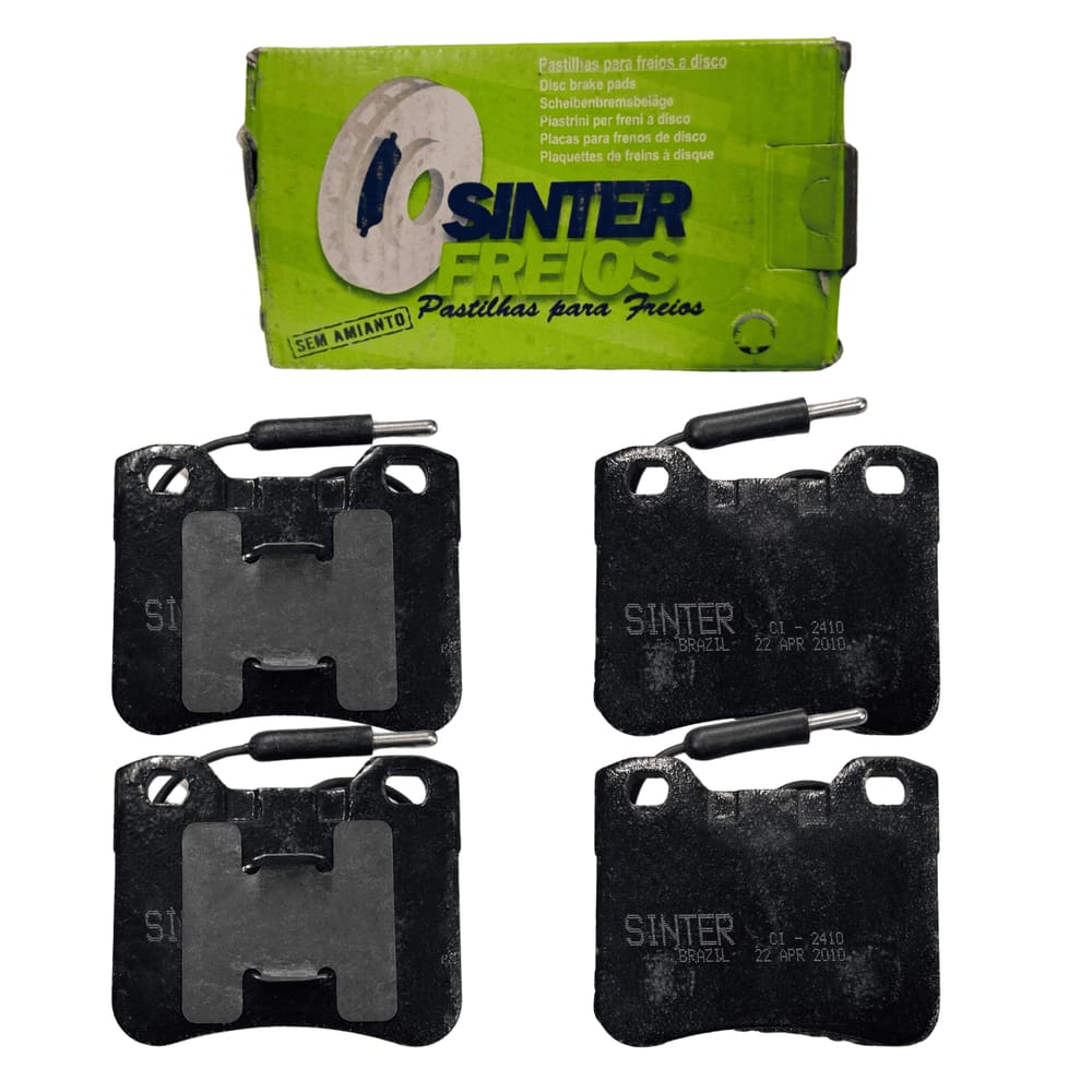 Jogo de Pastilhas de Freio Dianteira Sinter CI-2410 P/ Ax 1.1/1.4 1996-1998 / 106 1991>