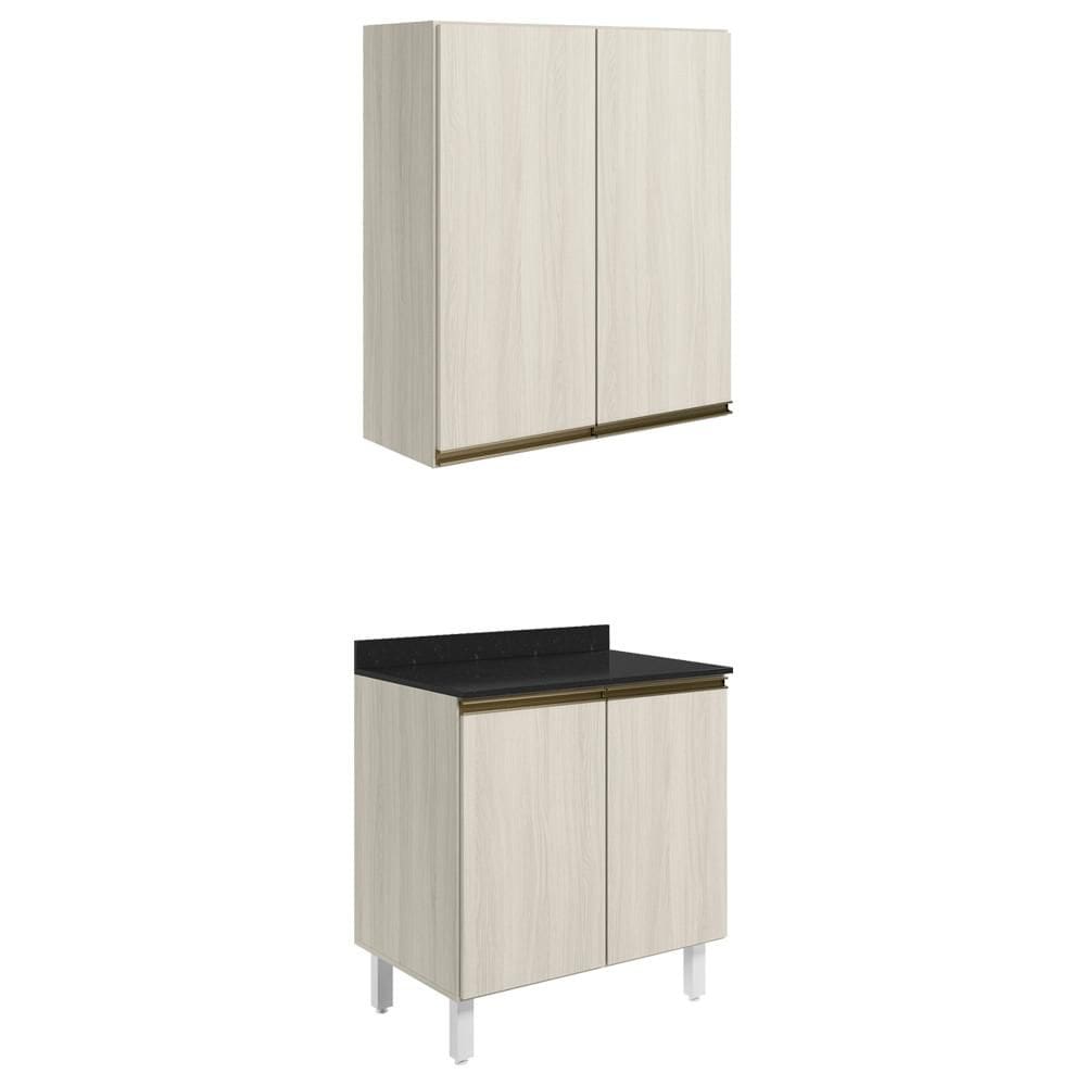 Armario Aereo Balcao 2 Portas 80cm MDF Kali Nicioli