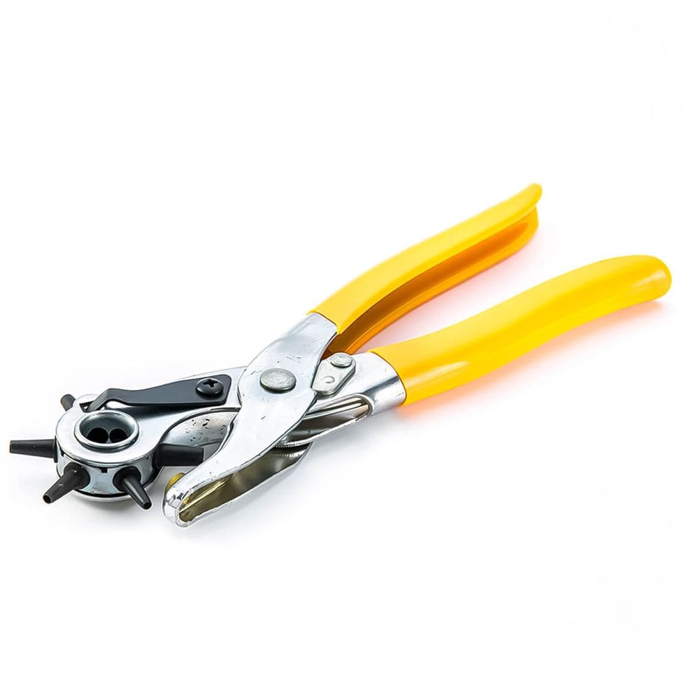 Alicate Perfurador Rotativo 6 Tamanhos Para Couro E Cinto