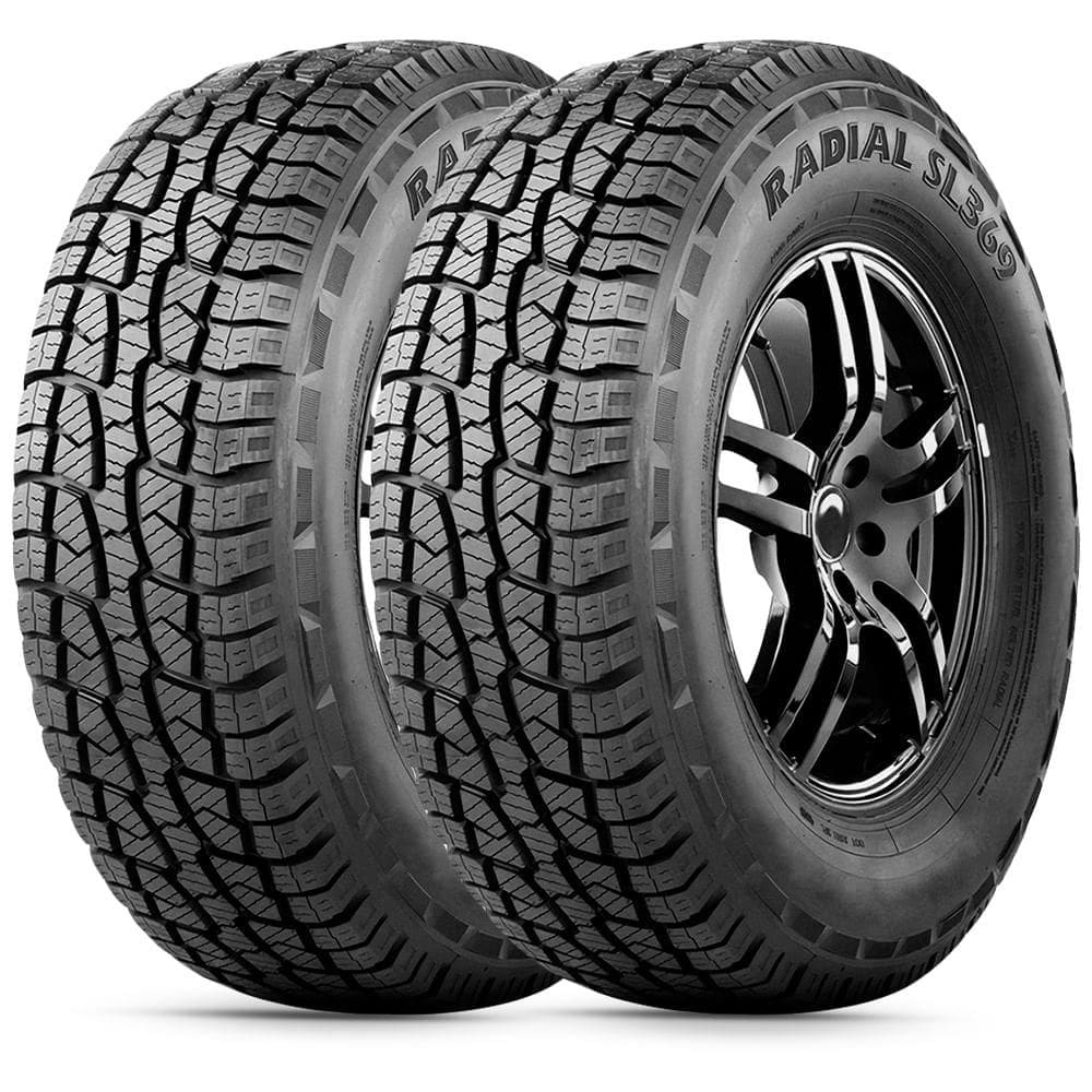 Kit 2 Pneu Aro 16 205/60R16 WetsLake 92H SL369