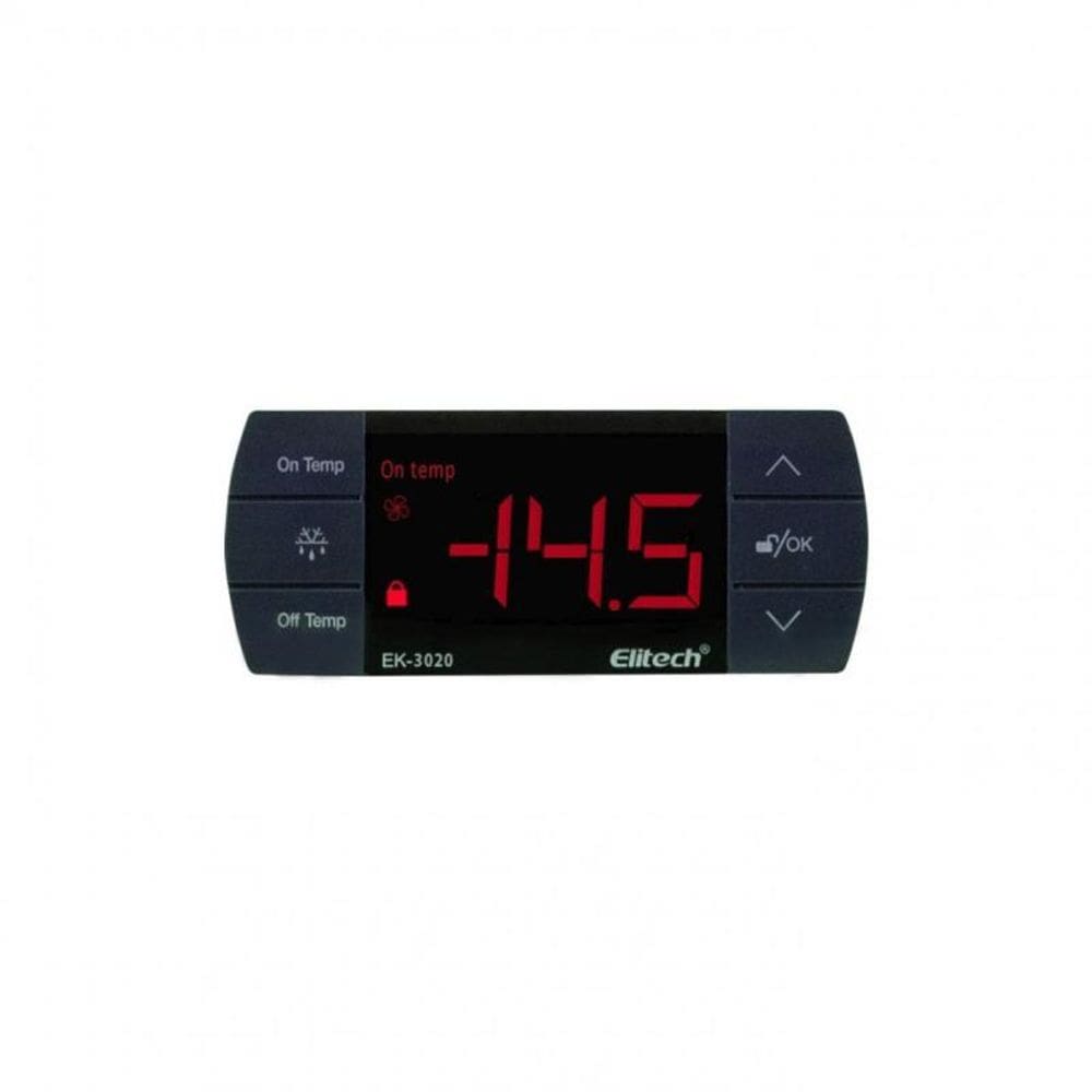 Ek-3020 Controlador Digital Temperatura Cinza 110V