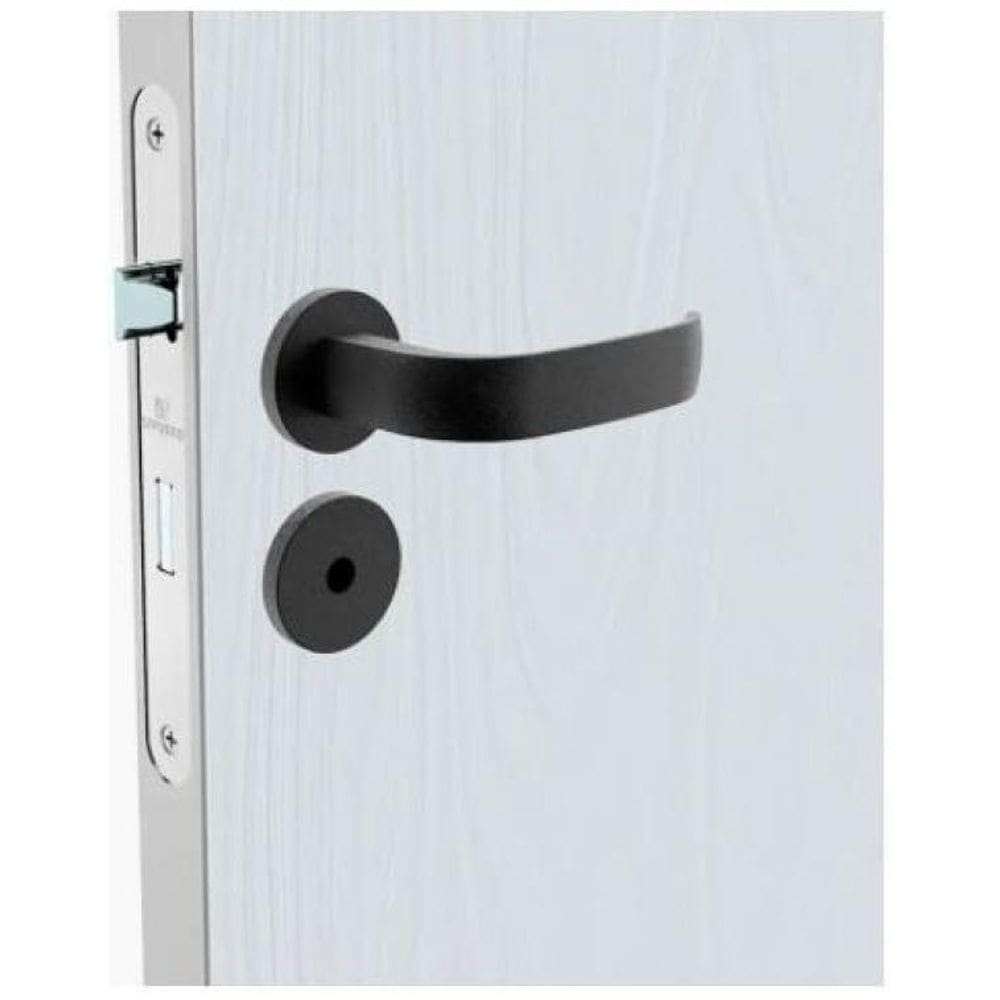 Fechadura Banheiro Soprano 778 Icaro Soprano Roseta Preta