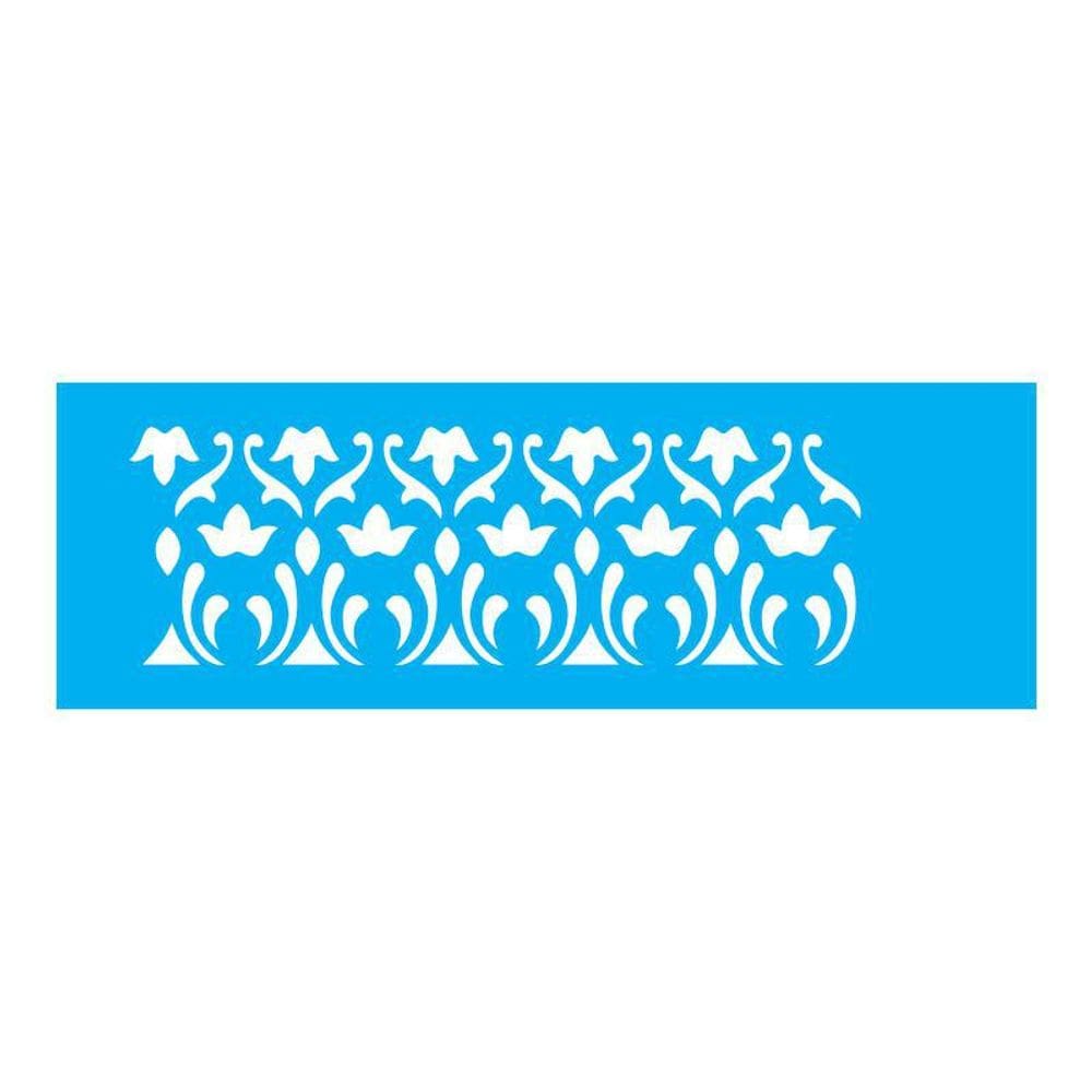 Stencil Tamako Barrado - 10X30Cm - Ref 193