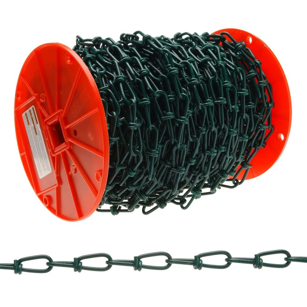 Corrente Campbell PE0722027 de aço de baixo carbono com 4 cm de diâmetro, 38 m de comprimento