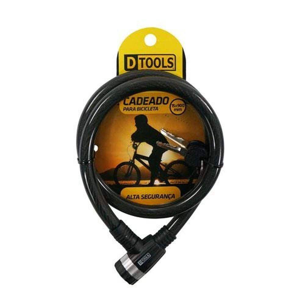 Cadeado Para Bike 15 X 900mm Resistente - Dtools