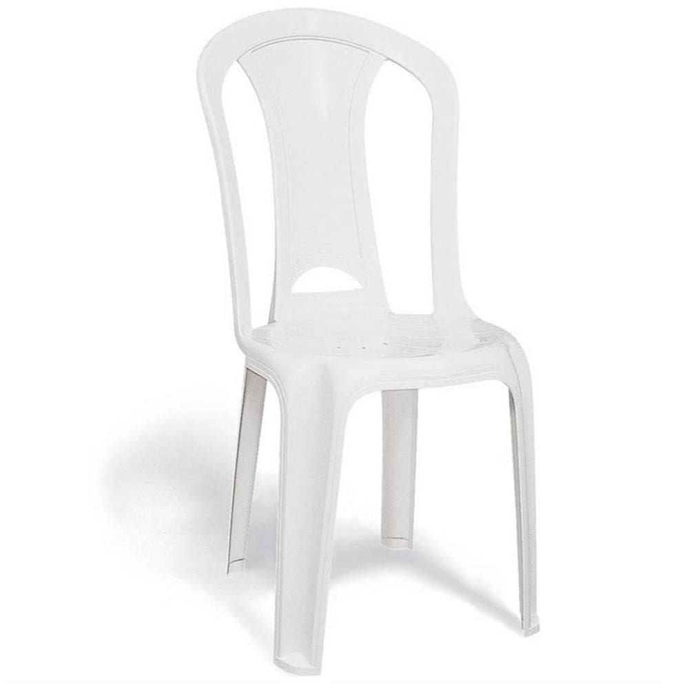 Cadeira Bistrô Torres Em Polipropileno Branco - 92015010 - Tramontina Cadeira Torres Branca Tramontina 92015-010
