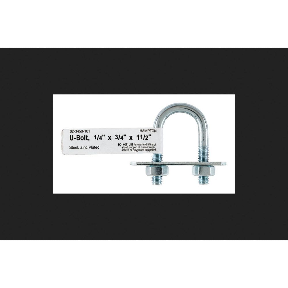 Parafuso Hampton U-Bolt 0,6x1,9x3,8cm Aço Zincado