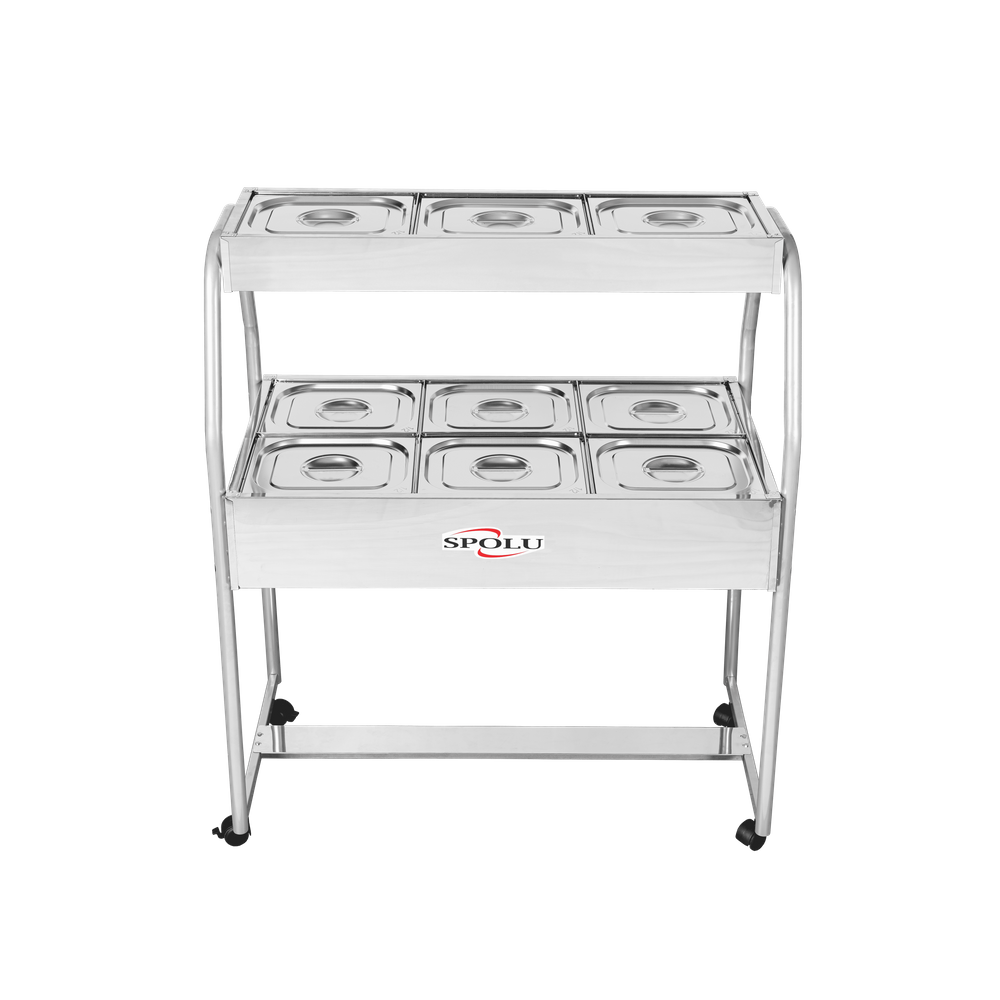 Buffet Combinado 6 Cubas Quentes / 3 Cubas Frias - 220V