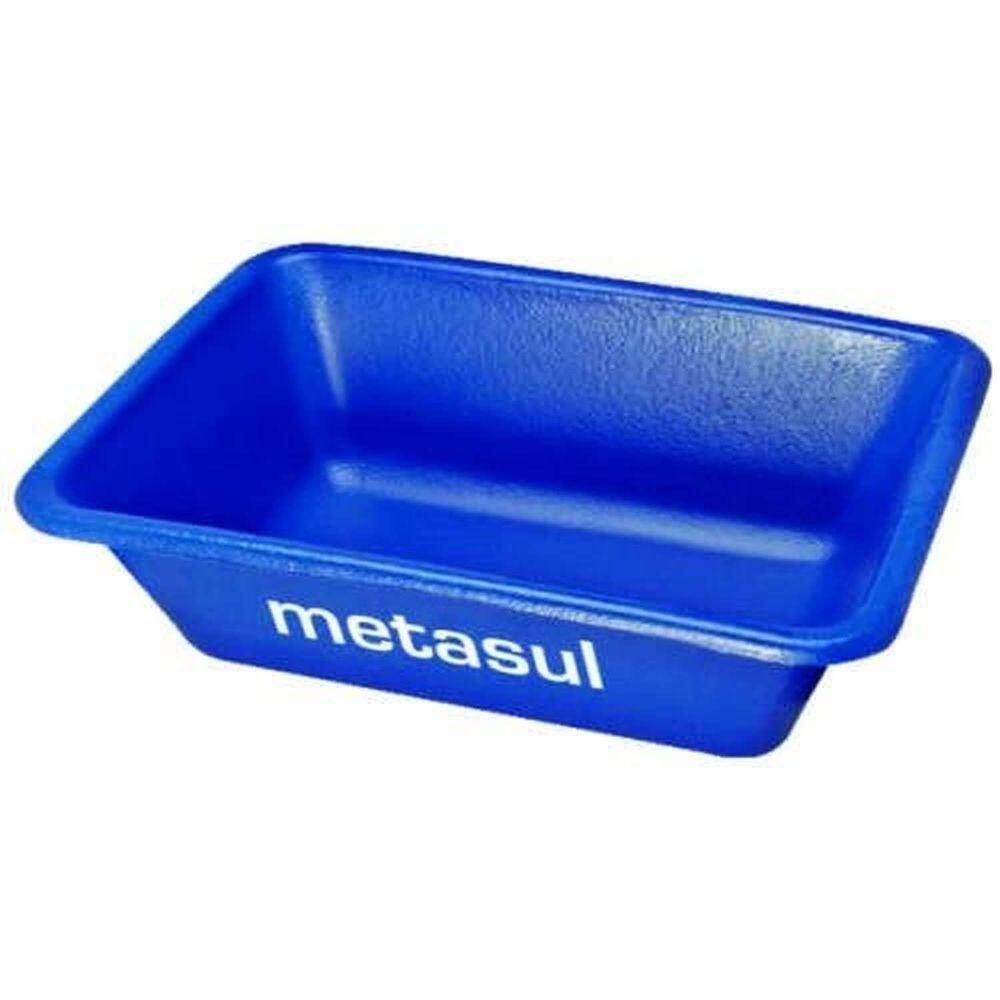 Caixa Para Massa Pvc 50 Litros Com Alças - Metasul Altura 22cm Largura 50cm Comprimento 70cm