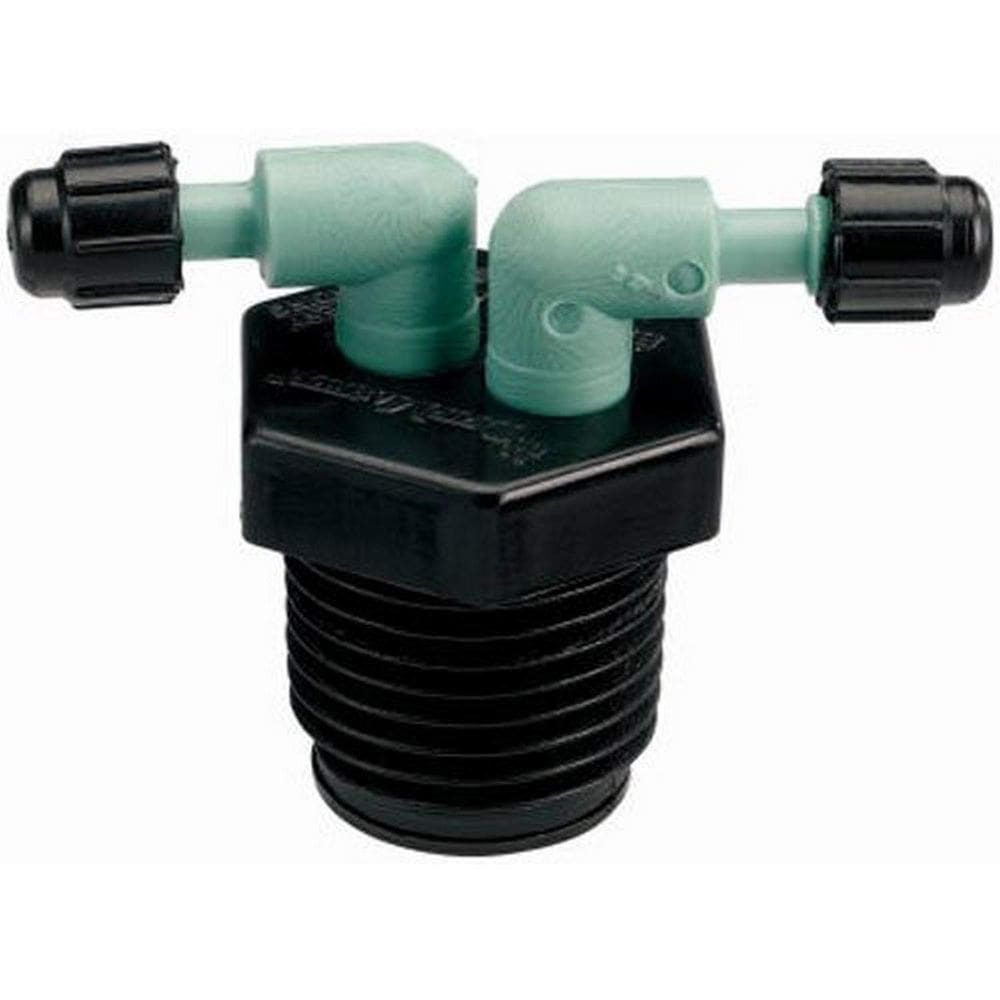Coletor de 2 portas para irrigação por gotejamento Orbit 67035 MPT