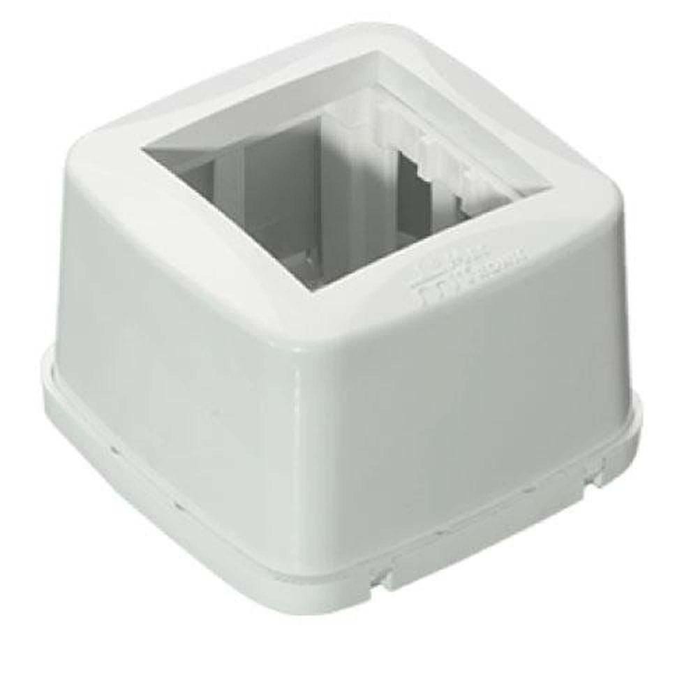 Caixa Sobrepor 2 Módulos 75x75x48 Linha Petra - Mectronic