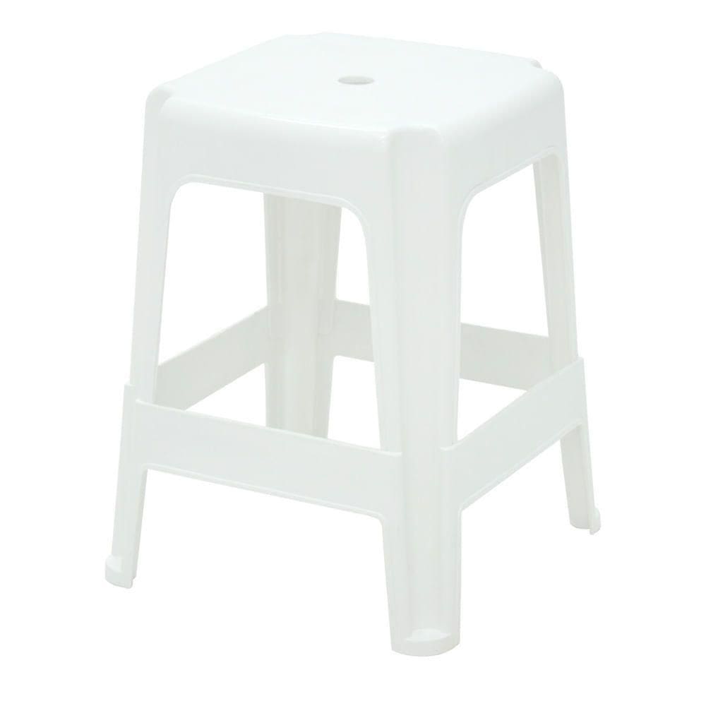 Banqueta Icaraí Em Polipropileno Branco - 92410010 - Tramontina Banqueta Icarai Branca 92410-010 Tramont