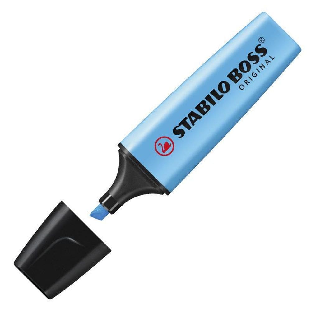 Pincel marca texto Boss - Azul - 70/31 -  Stabilo