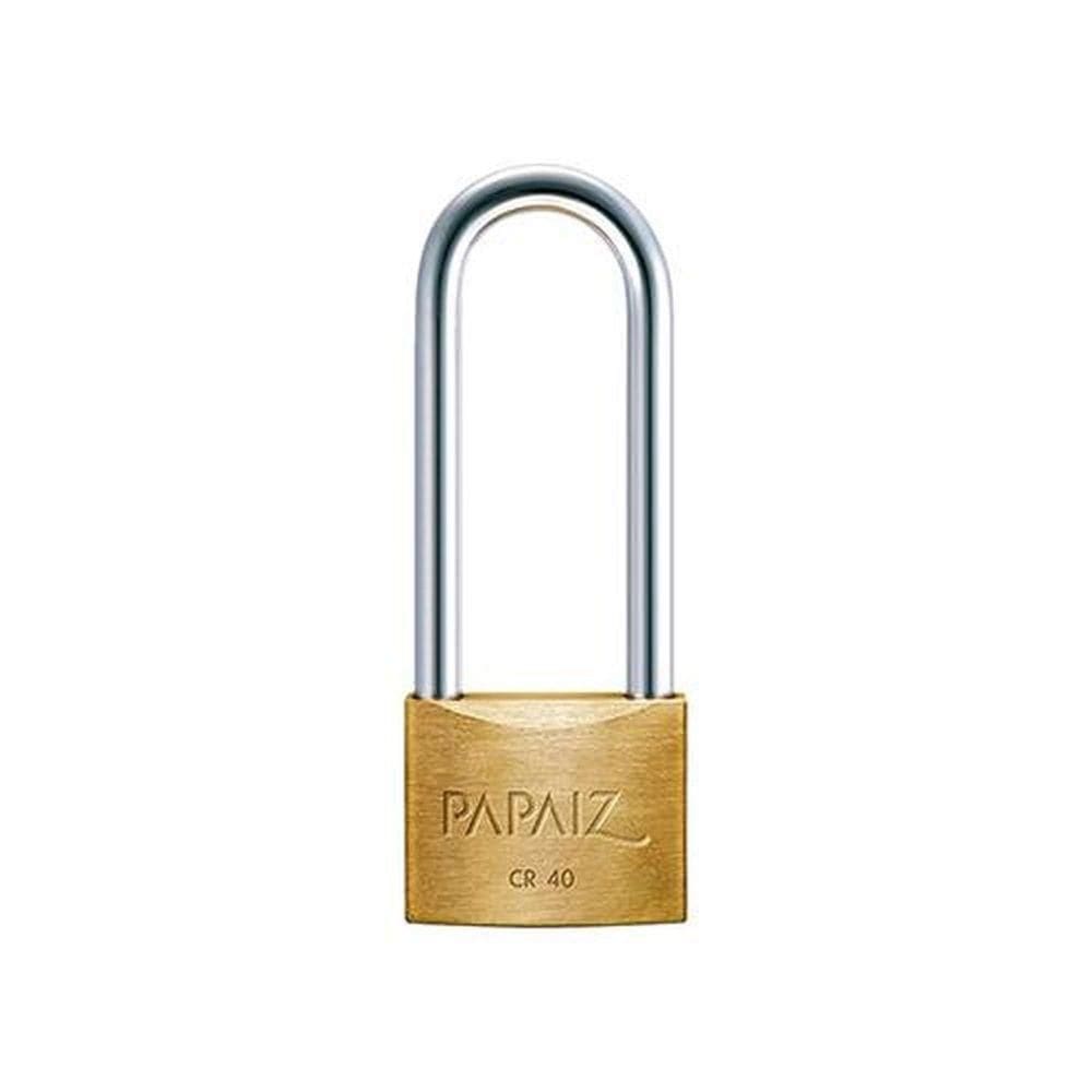 Cadeado Papaiz Haste Longa 45-70mm Em Aço Inox, Zamac, Latão E Aço Carbono