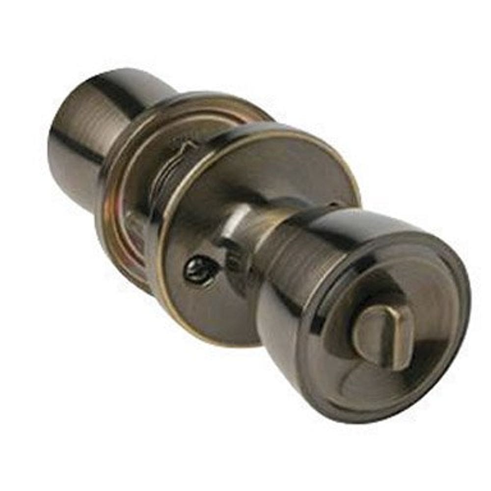 Lock Privacy LA2111, latão, aço antigo, 4,4 cm, novo