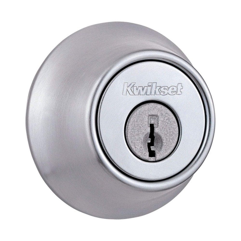 Fechadura Kwikset K3 1-CYL Deadbolt Satin Chrome