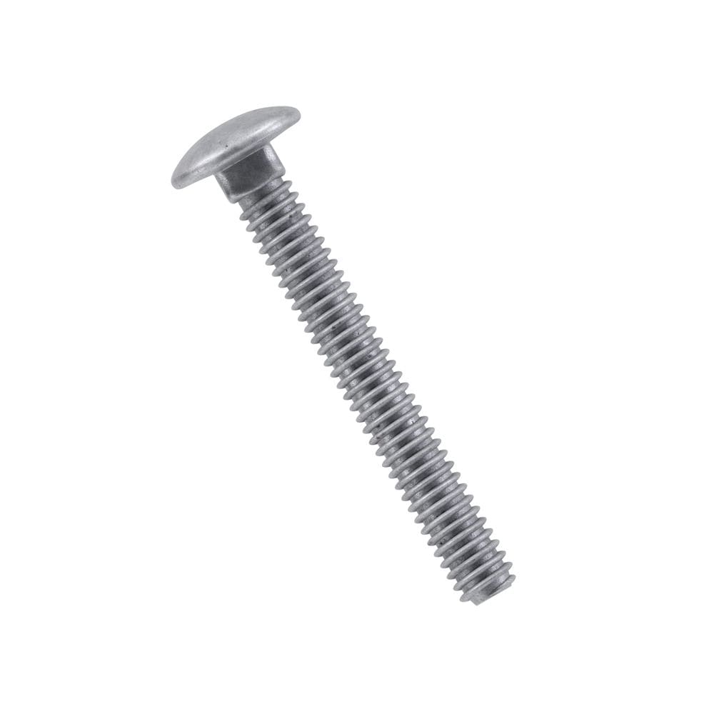Parafuso de transporte galvanizado Hillman de 8 mm x 38 mm, 100 unidades