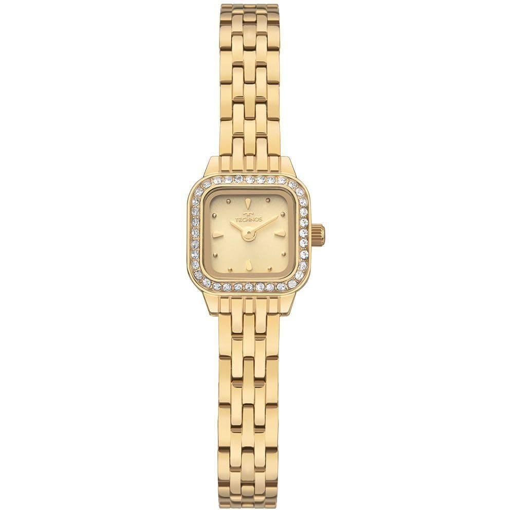 Relógio Technos Feminino Mini Petit Dourado - 1042ab-1x Relógio Technos Feminino Mini Elegance Dourado - 1042ab-1x