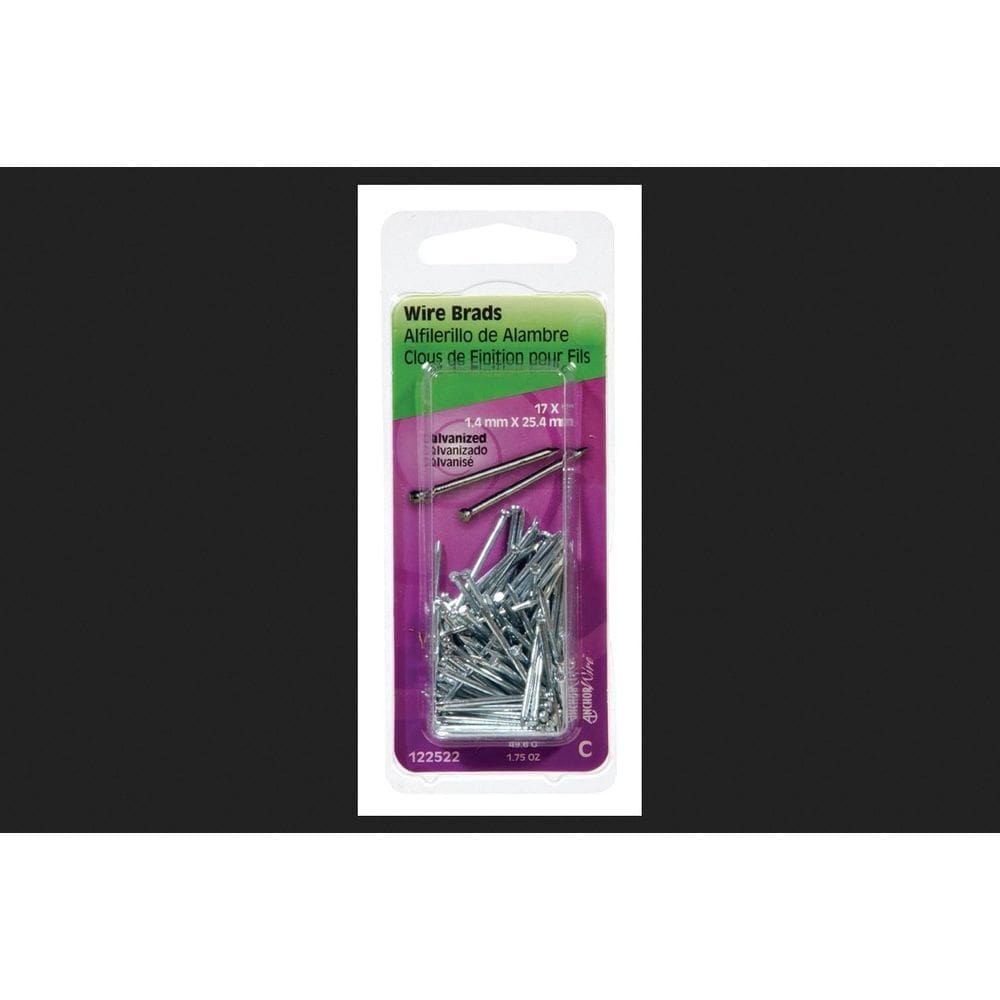 Brad Nails Hillman 17 Ga 2,5 cm Galvanizado 50 g