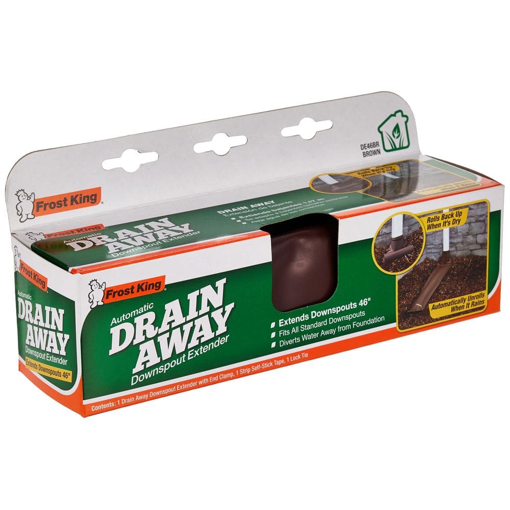 Extensor de drenagem de plástico Thermwell DE46BR 117cm marrom