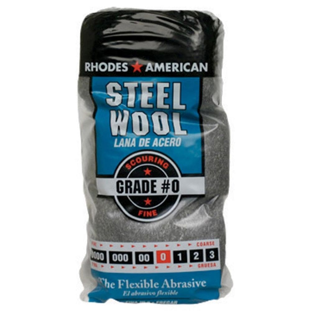 Almofadas de lã de aço Homax 10121110 No. 0 Fine, pacote com 12