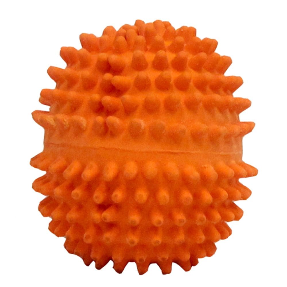Dog Toy Boss Pet Latex Nubby Ball com guincho