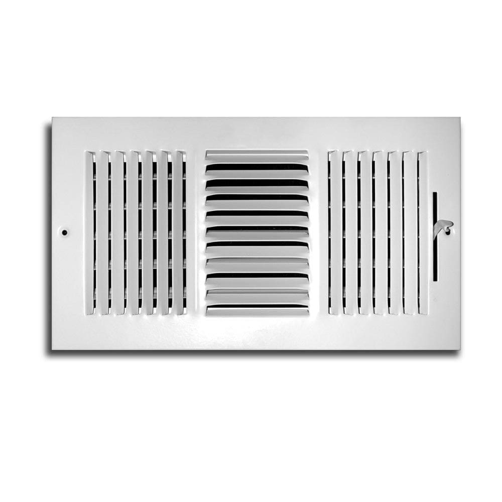 Register Grille Truaire C103M 36x16 cm Fonte tridirecional branca