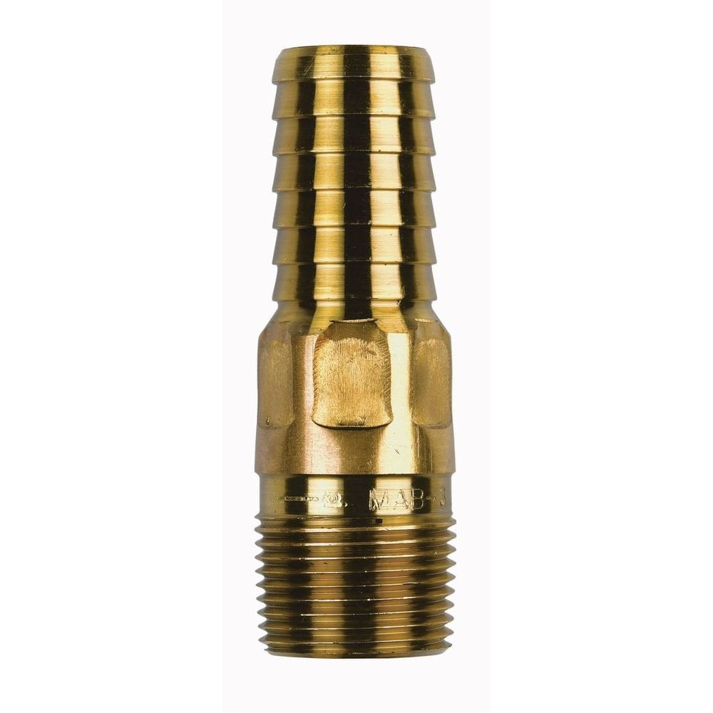 Adaptador macho Campbell Red Brass 3/4 pol x 6,35 cm