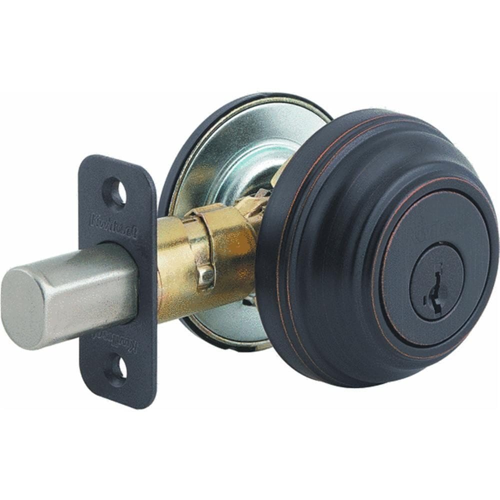 Bronze veneziano de cilindro único Deadbolt Lock Kwikset 980