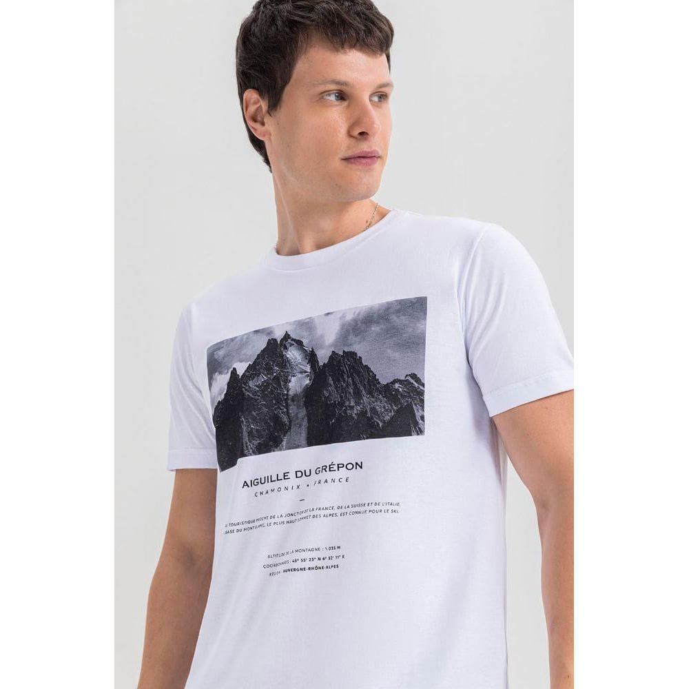 Camiseta masculina em malha Essendi
